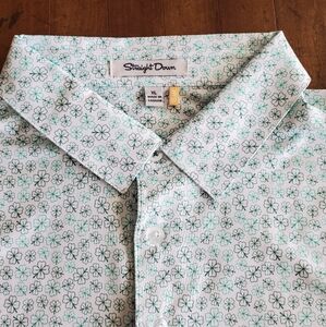 Straight Down Mens Golf Polo XL